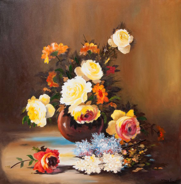 Liliac si trandafiri