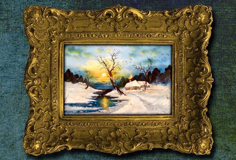 Un alt mic peisaj de iarna de basm